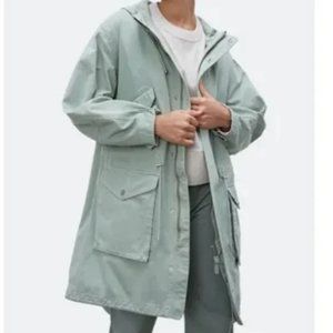 UNWORN. Club Monaco tea dye Parka with Hood Utility Jacket